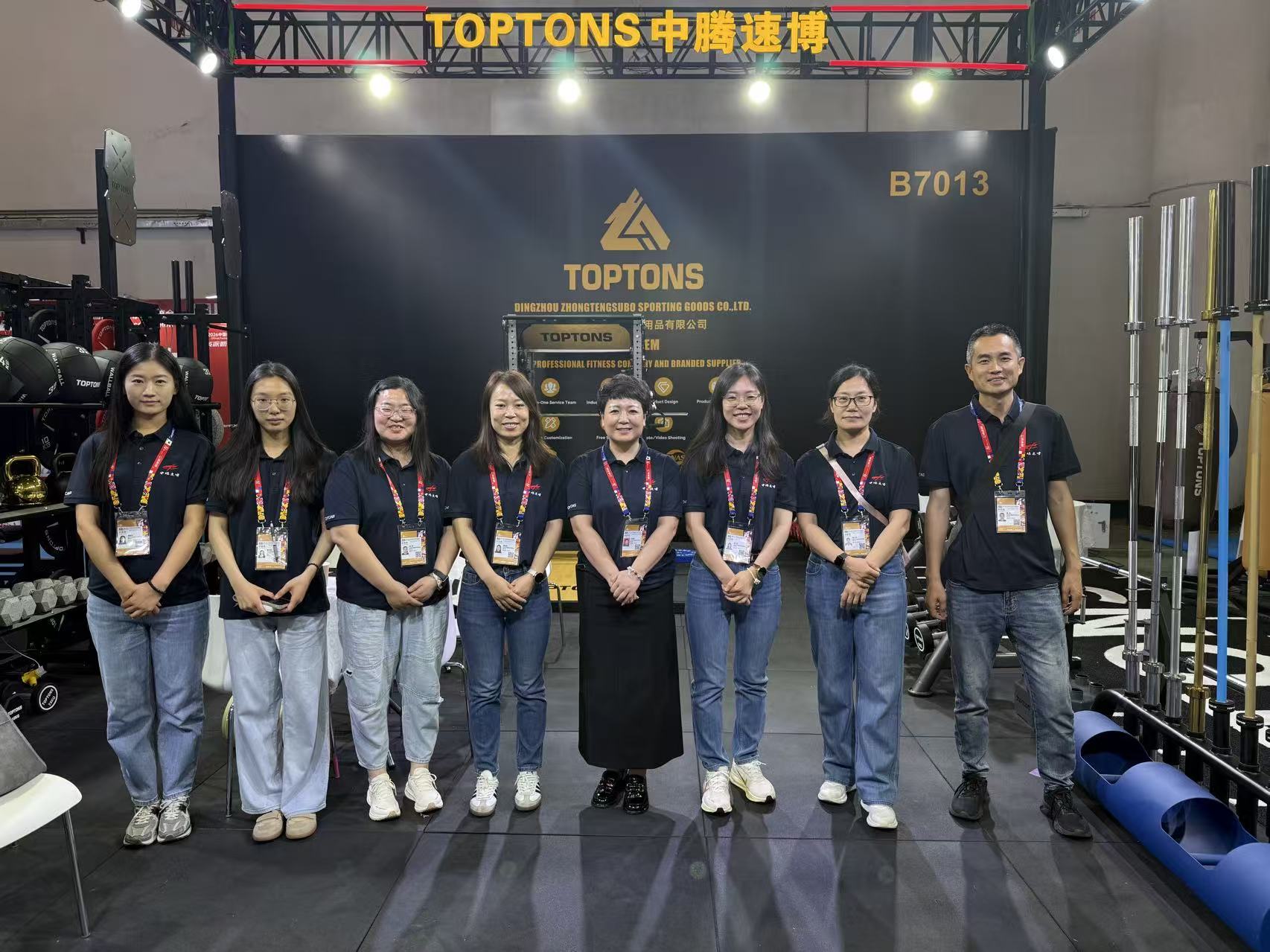 TOPTONS 2026 exhibition team